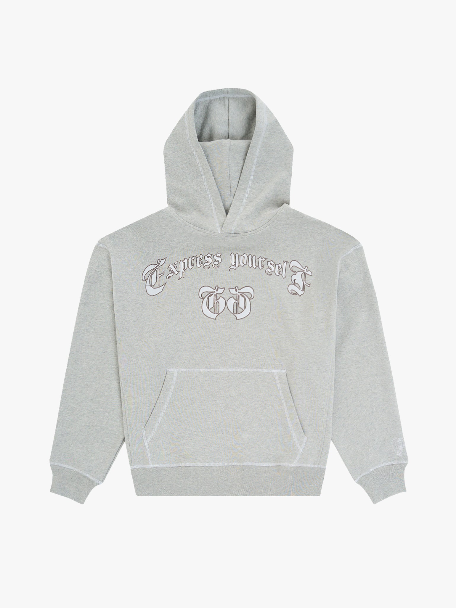 EXPRESS YOURSELF HOODIE - GREY