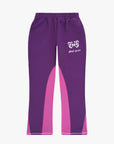 EXPRESS YOURSELF FLARE PANTS - PURPLE