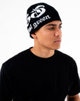 GHOST GREEN BEANIE - REVERSIBLE