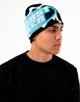 GHOST GREEN BEANIE - REVERSIBLE