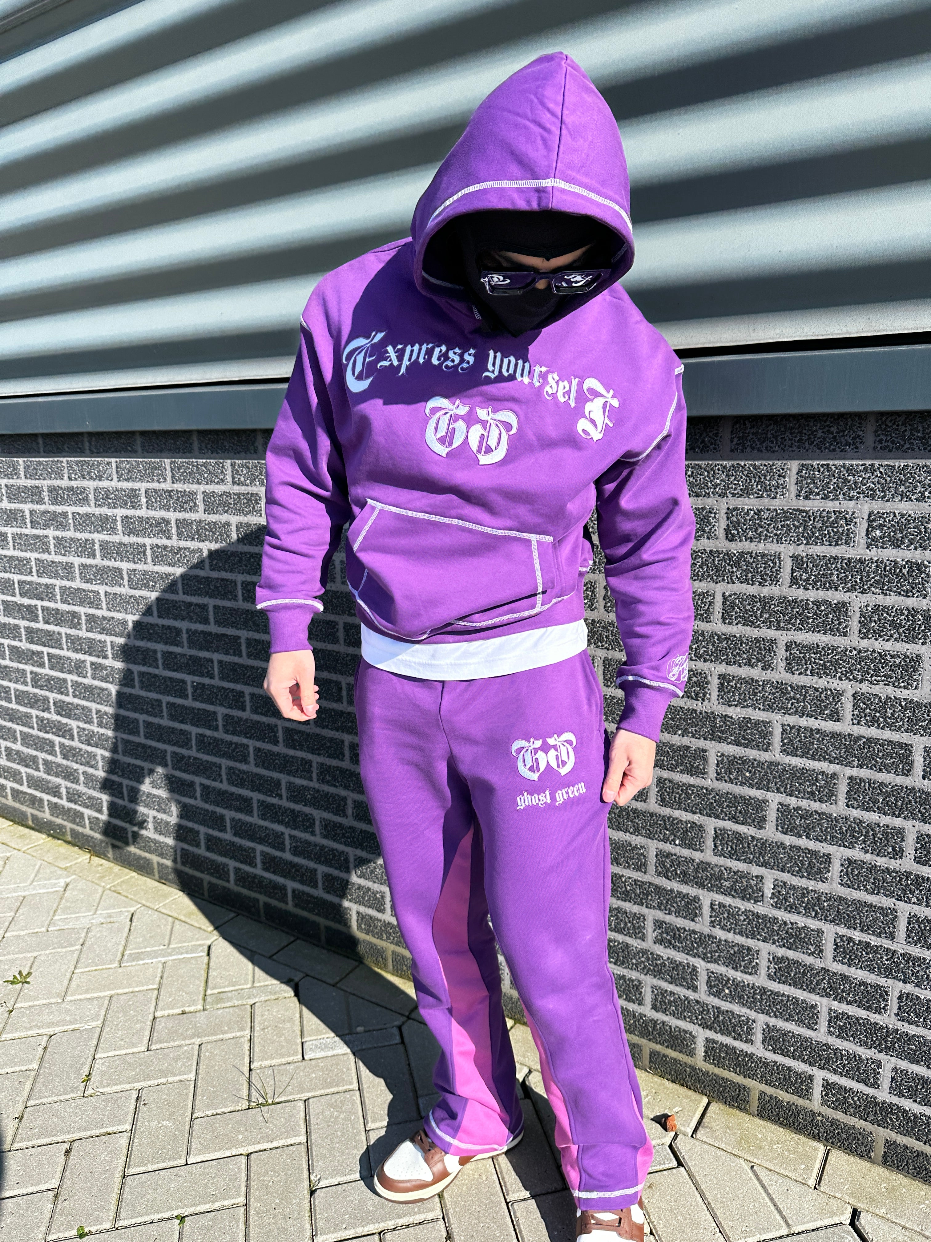 EXPRESS YOURSELF COMPLETE TRACKSUIT - PURPLE